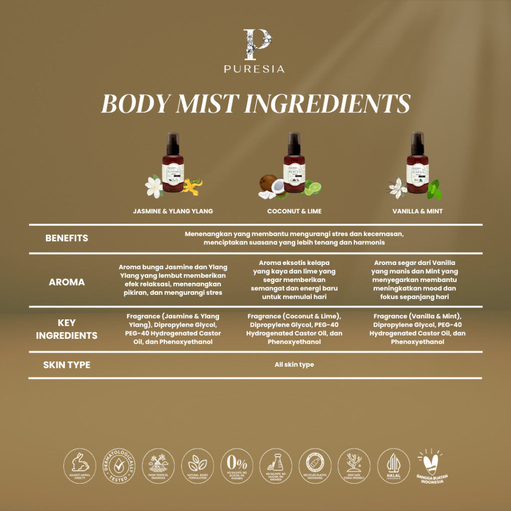 PURESIA - Body Mist 100ml