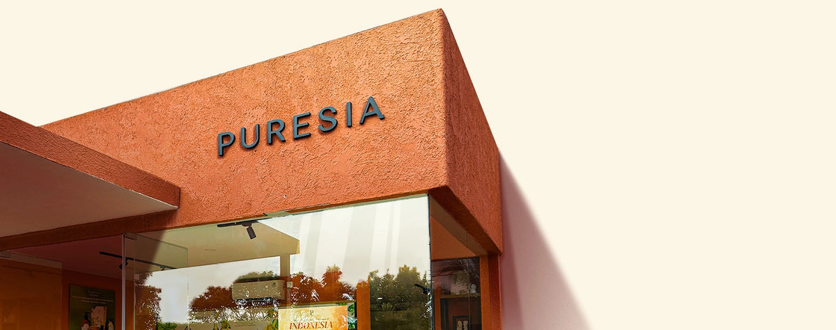 The PURESIA boutique storefront in Ungasan, Bali