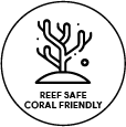 Reef-safe and coral-friendly badge