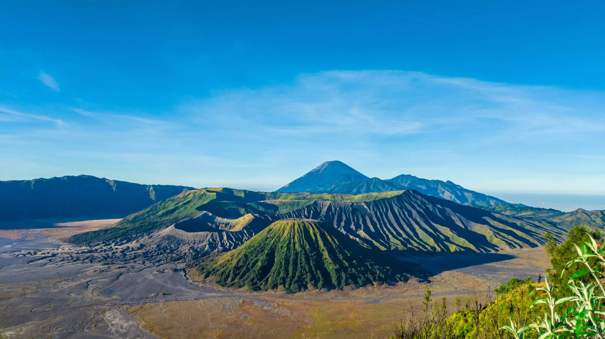 Volcanic landscape of Java, Indonesia