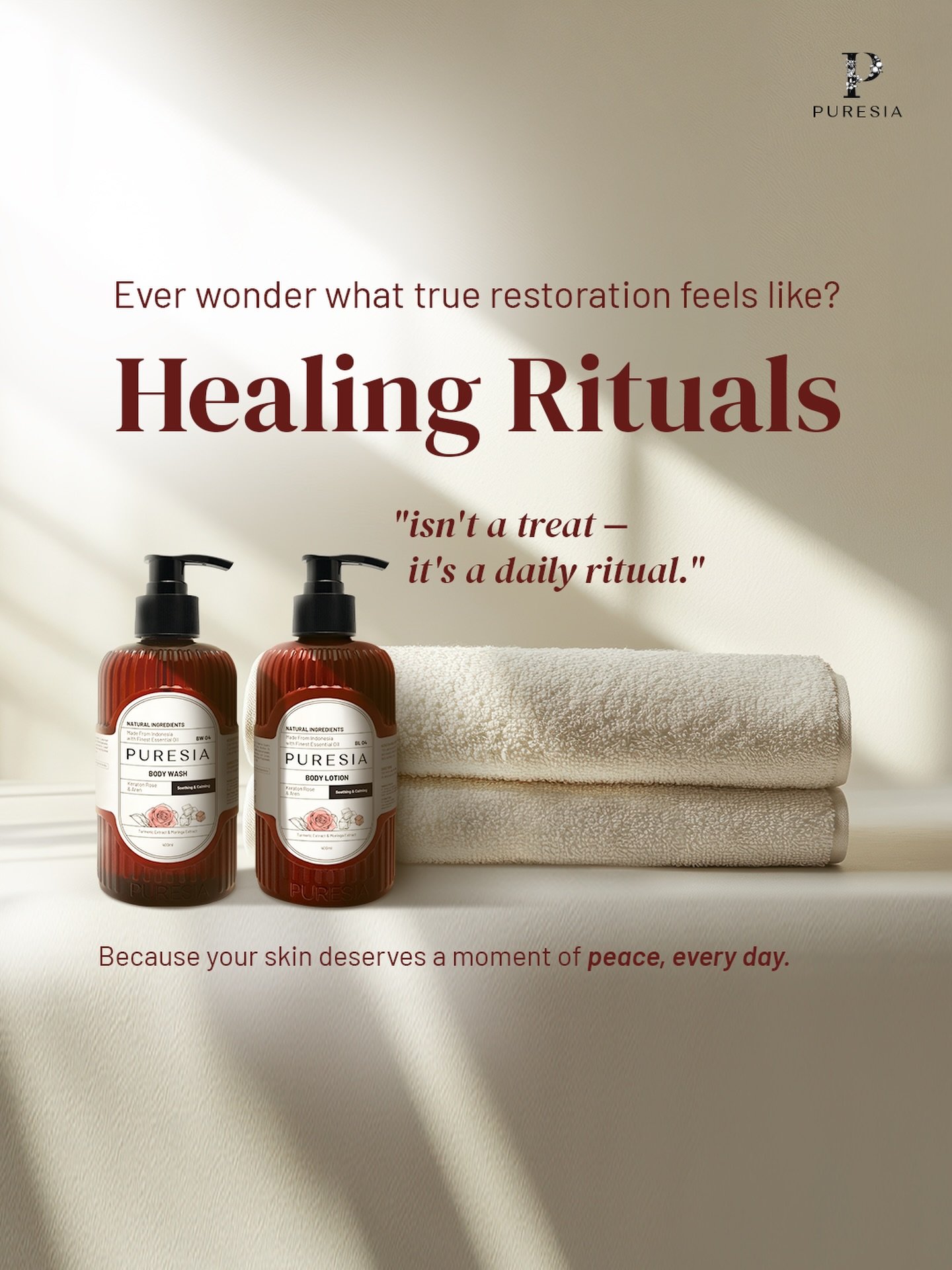 Elevate your self-care routine with PURESIA Body Wash and Body Lotion, a gentle and nurturing duo designed to soothe and hydrate from head to toe.Our plant-powered formulas are infused with essential oils to calm the senses, because true restoration is a moment of peace you deserve, every single day ✨🤍 #puresia #healingrituals #bodycareroutine #bodycareproducts #supportourplanet