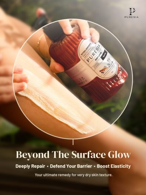 Unveil the luminosity your skin has been hiding✨Puresia Body Lotion goes beyond mere hydration to deeply repair and strengthen your skin’s natural barrier.Say hello to a texture so soft, it’s a daily ritual you’ll crave 🤍😉 #puresia #healingrituals #dryskin #bodycareroutine #localproducts